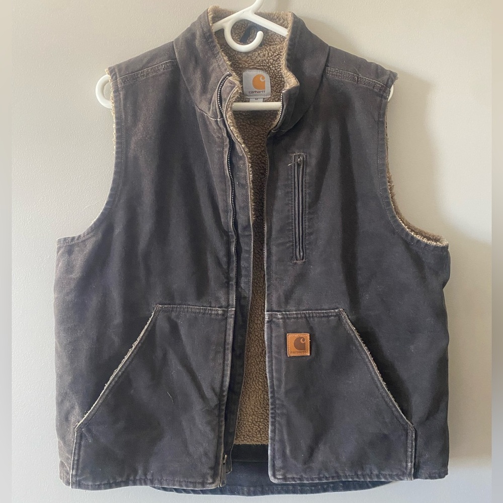 Brown Carhartt vest